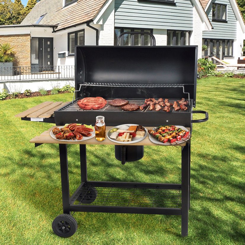 Barbacoa Carbón Supergrill 70 Habitex 71X37 5X19 horno - Imagen 4