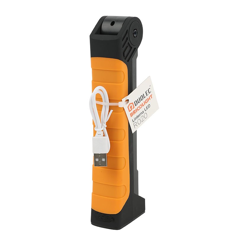 Linterna LED Duolec Bricolight R020 Potencia Máx 5 W Cob 1 W. 400 Lm. Alcance 10 M.dimensiones. 3,4 X 5,8xh.19.7 Cm - Imagen 5