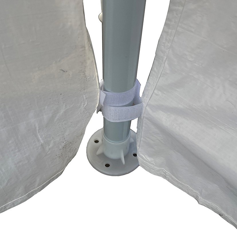 CARPA RAFIA Blanca 3X6 M 6X3X2 parasol pérgola - Imagen 4