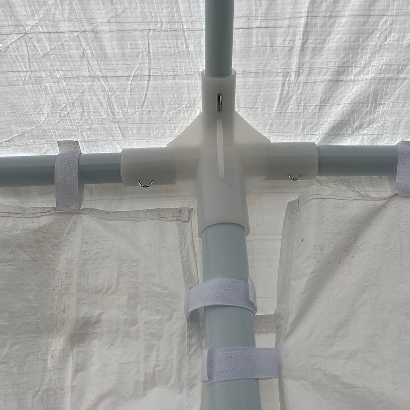 CARPA RAFIA Blanca 3X6 M 6X3X2 parasol pérgola - Imagen 5