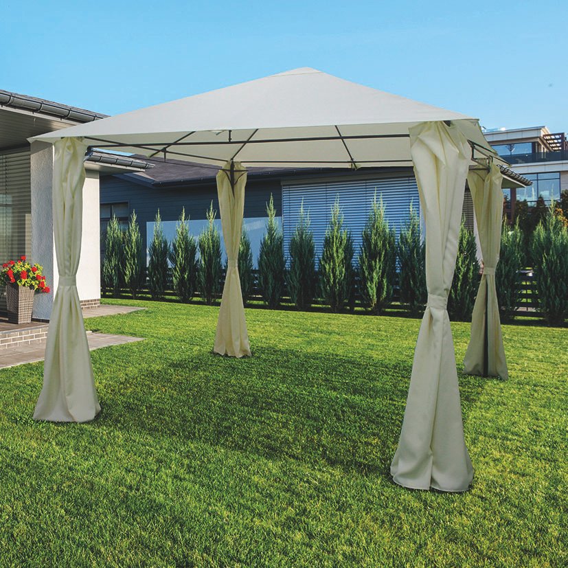 Pérgola ACERO 2,97X2,97XH2,55 M parasol - Imagen 2