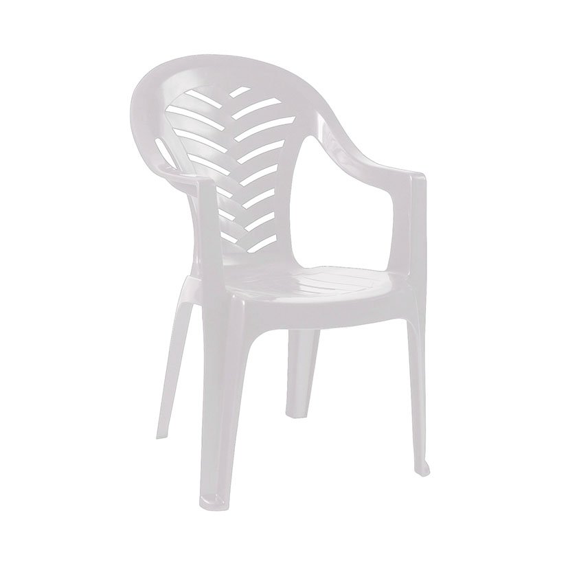 Sillón Monoblock Alto Palma Bco Blanco