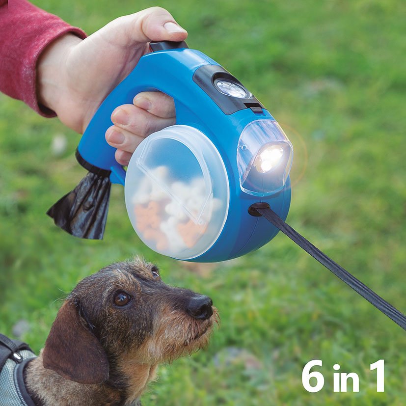 Correa Retráctil PARA Perros Mascotas Innovagoods 18X13 5X7 1 W - Imagen 3