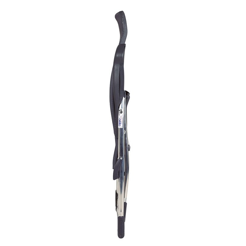 SILLA Reclinable GRIS Oscuro mobiliario camping aluminio - Imagen 3