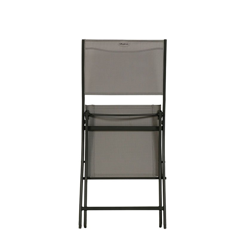 SILLA Metálica Plegable Grafito 52X46X99 Cm 46X6X100 Cm mueble metal - Imagen 3
