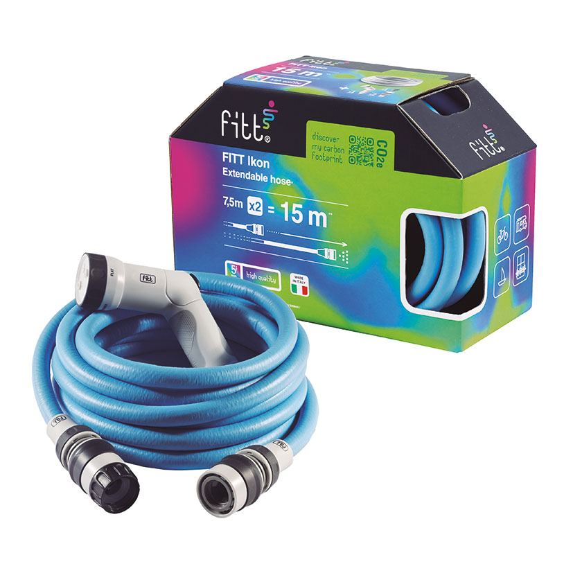 Kit Manguera Ikon Blue 15M 15 Metros.peso 1.5 Kg Fitt