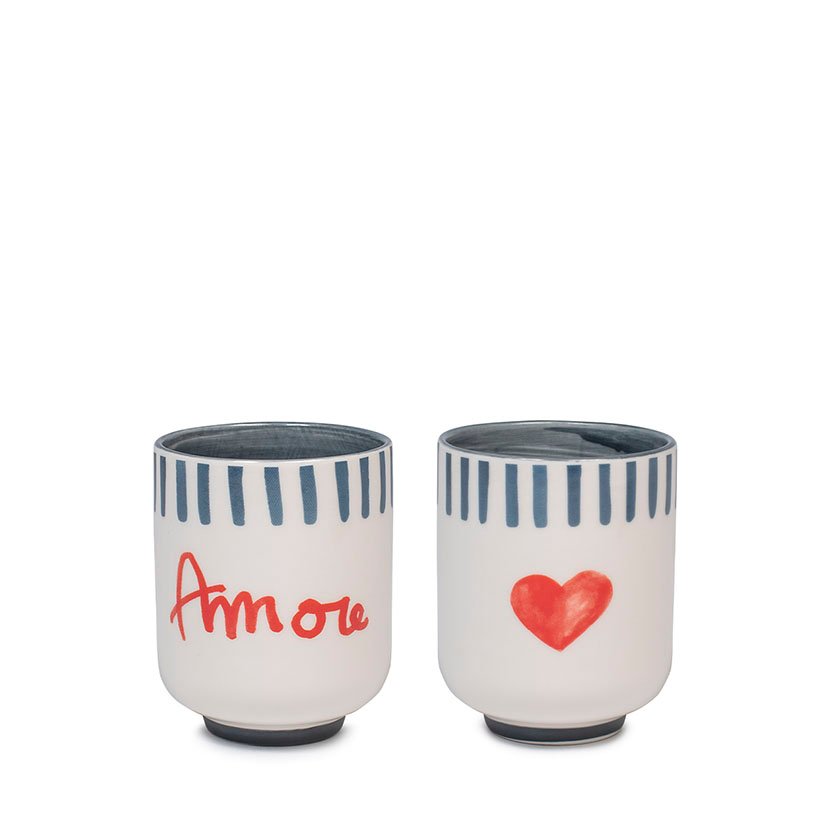 VASO NBC 240 CC CASA AMOR Surtido 6 UDES taza mugs - Imagen 2