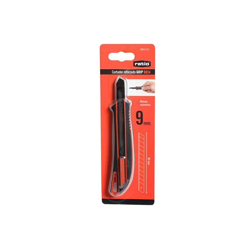 Cortador HOJA 9 MM BOLQ AUTOM RATIO 9 MM herramienta corte - Imagen 3