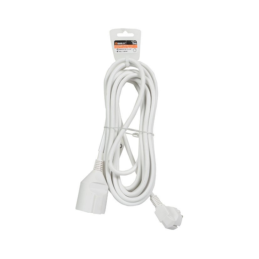 Prolongador Eléctrico Clavija Schuko 5M Duolec 5 M enrollacabl - Imagen 2