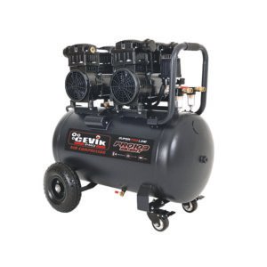 Compresor Cevik Pro Silent 100 L 3HP Potencia 230 V.depósito 100 Litros.1.450 Rpm.caudal Aire 390 L/min.peso 75 Kg