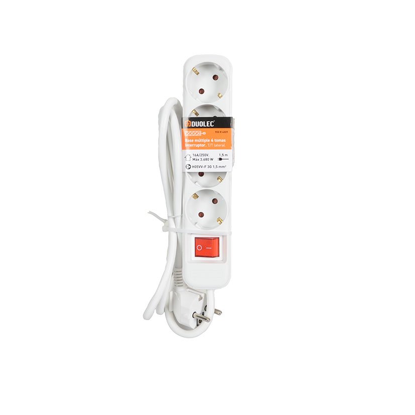 BASE Multiple C/inter 3 TOMAS T/T 1,5 M Duolec Blanco bas múltipl - Imagen 2