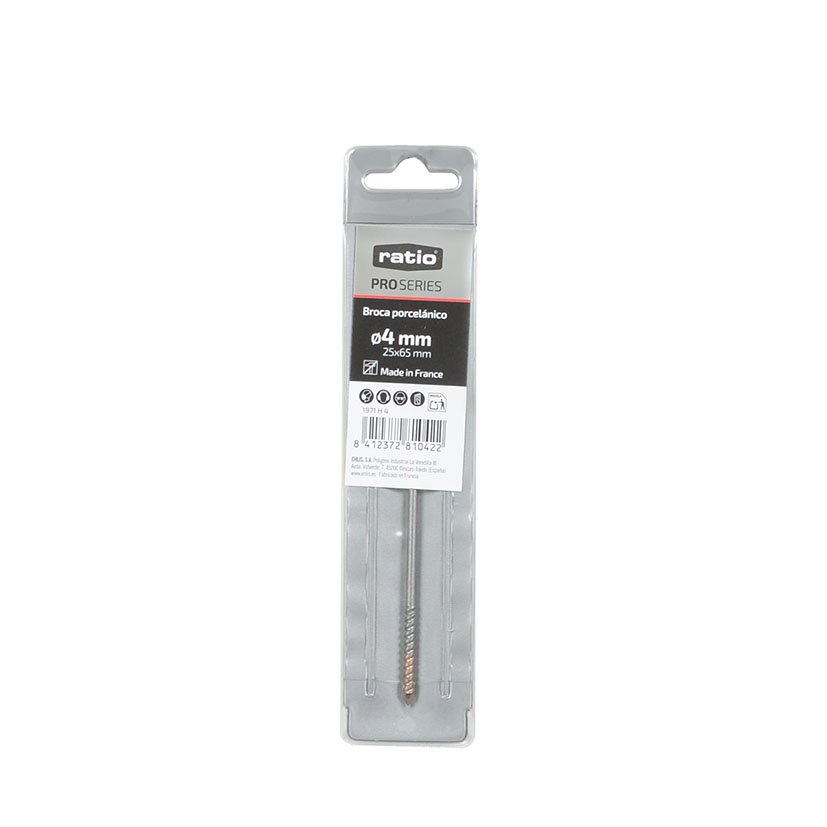 BROCA Porcelanik Ø4X 25X65 MM RATIO Proser RATIO Proseries 4X25X65 Mm - Imagen 2