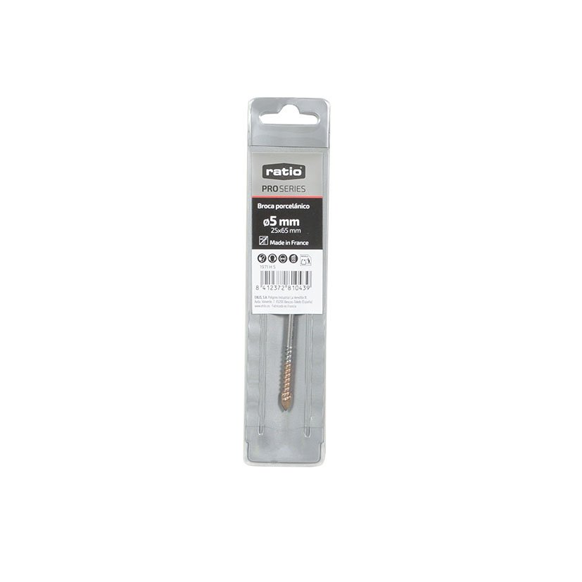 BROCA Porcelanik Ø5X 25X65 MM RATIO Proser RATIO Proseries 5X25X65 Mm - Imagen 2