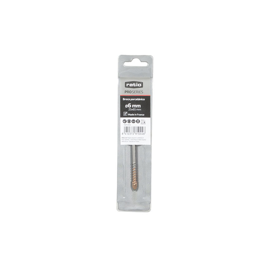 BROCA Porcelanik Ø6X 25X65 MM RATIO Proser RATIO Proseries 6X25X65 Mm - Imagen 2