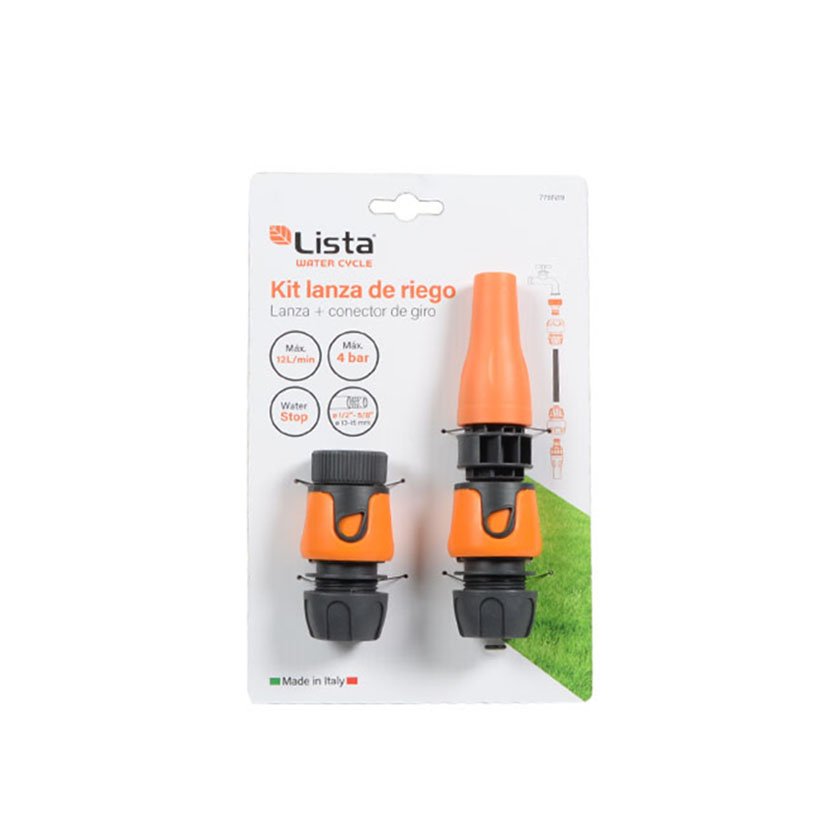 KIT LANZA Ø13/15 Mm LISTA WATER CYCLE pistola riego - Imagen 3
