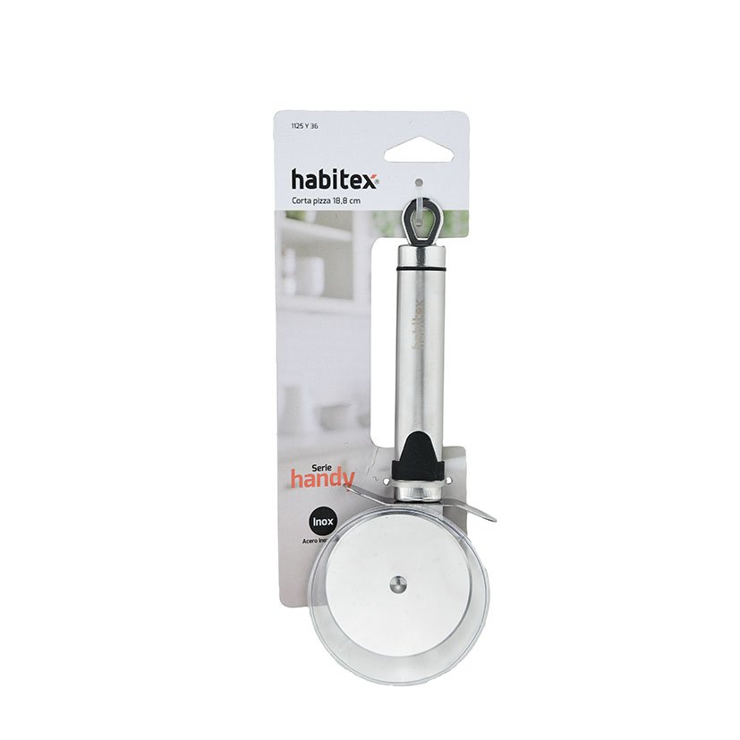 CORTA PIZZA INOX S HANDY Habitex 8 Cm utensilio preparación - Imagen 2