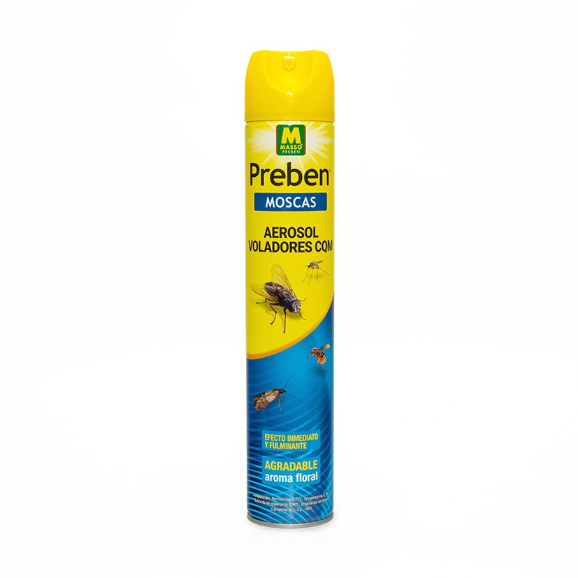 Aerosol Preben Voladores 750 ML Masso insecticida plaguicida - Imagen 2