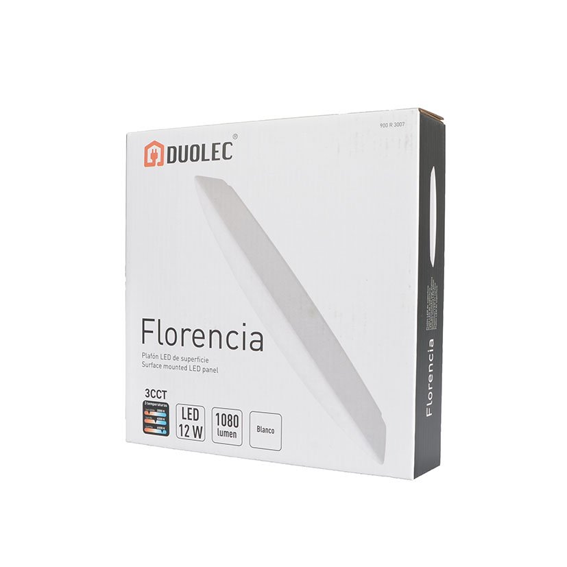 Plafon LED DE Superficie 12 W 3 CCT IP44 Duolec 12 W 23X4 apliqu - Imagen 2