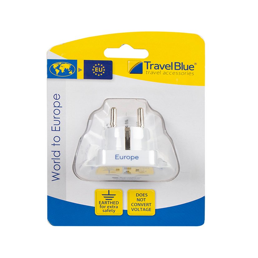 Adaptador DE VIAJE PARA Viajar A Europa Travelblue clavija bas - Imagen 5