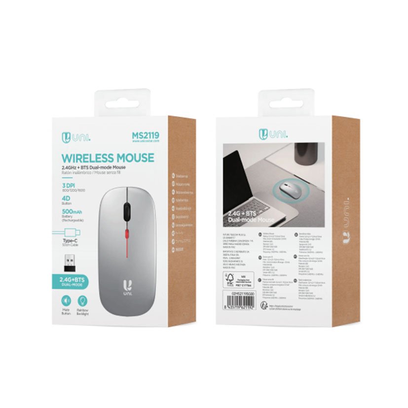 RATON BT GRIS UNICO multimedia - Imagen 2