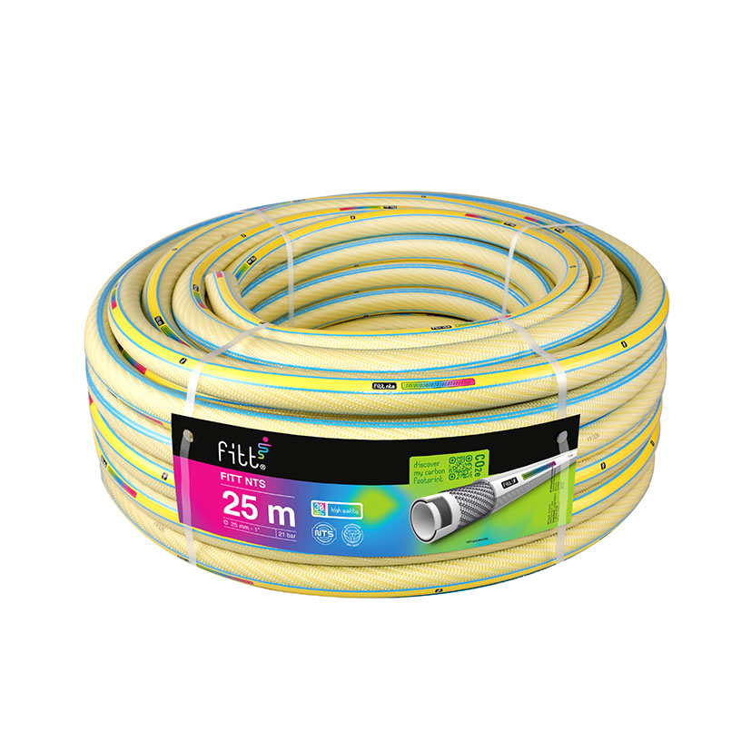 Manguera NTS Yellow 25 MM 25 MTS Fitt 25 MM riego - Imagen 2