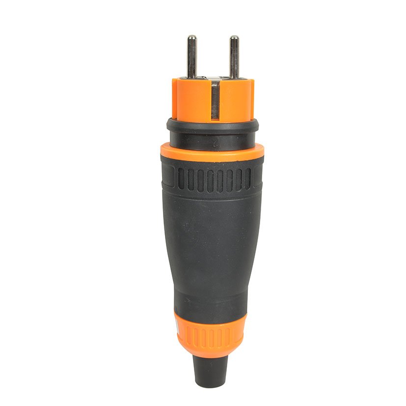 Clavija IP44 Duolec 16A 250 V Negro bas adaptador - Imagen 2