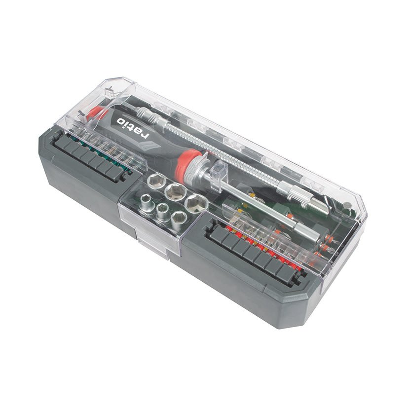 Destorn CON Carraca+acces (50 Acces) RATIO 1 M 115 Mm destornillador - Imagen 2