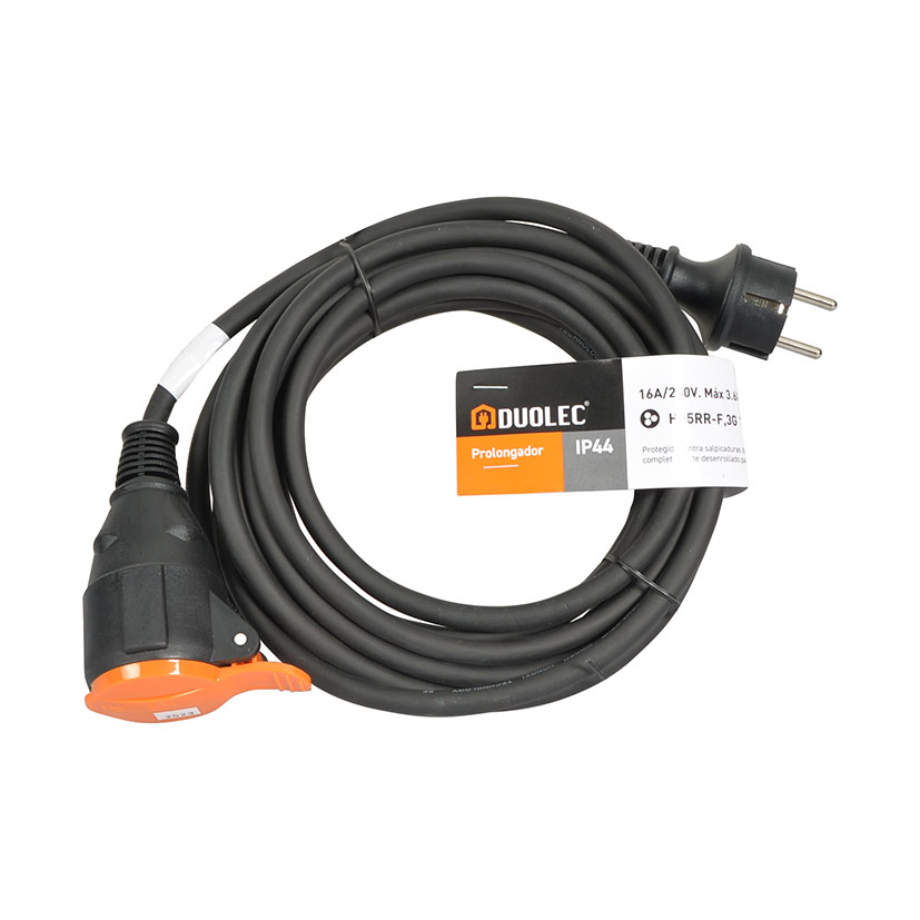 Prolongador 5 M IP44 Duolec enrollacabl eléctrico - Imagen 2