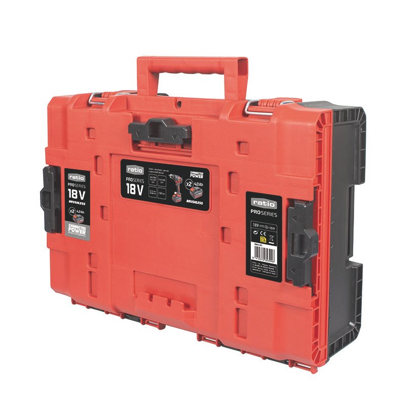 Taladro Percutor BAT RATIO R-AT150-2 4 RATIO Proseries 2X4 18 V atornillador batería - Imagen 3