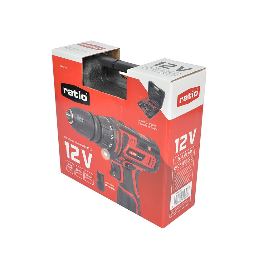 Taladro Atornillador RB-AT12 Ratiobasic 12 V 8 Mm batería - Imagen 7