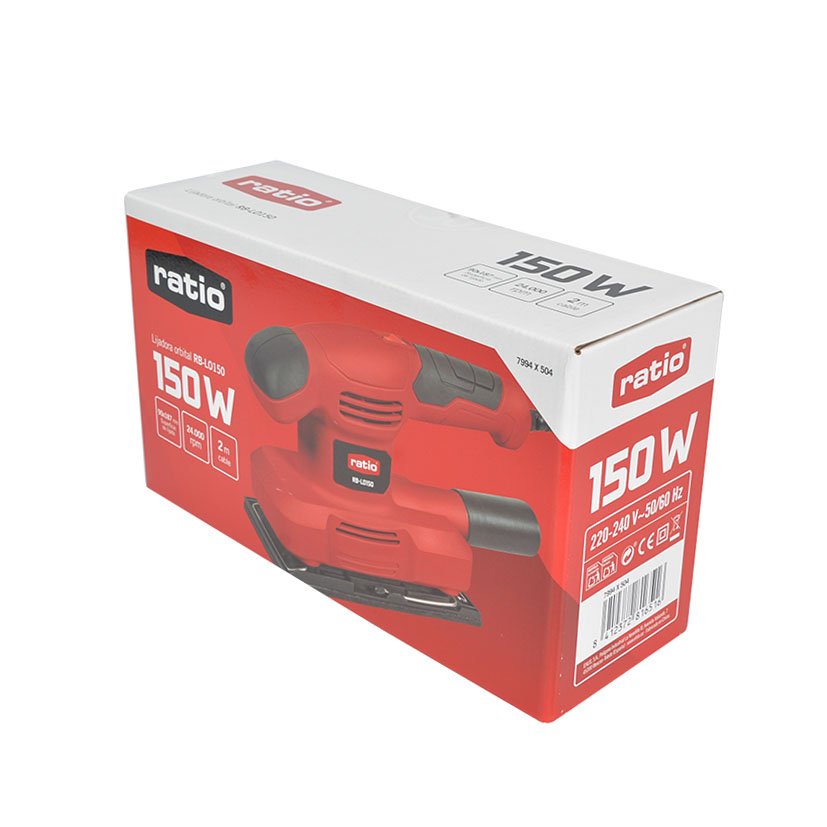 Lijadora Orbital RB-LO150 Ratiobasic 90X185 Mm 150 W - Imagen 4
