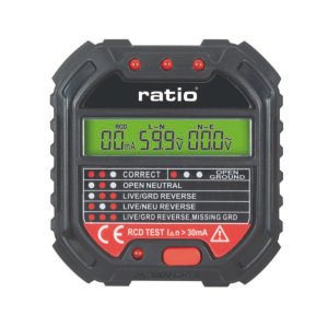 Comprobador Enchufes y Tensión Ratio Ht-107d Tensión 90-250 V 45~65 Hz.tensión Fuga 0 V-99 V.dimensiones 6,8 X 6,5x