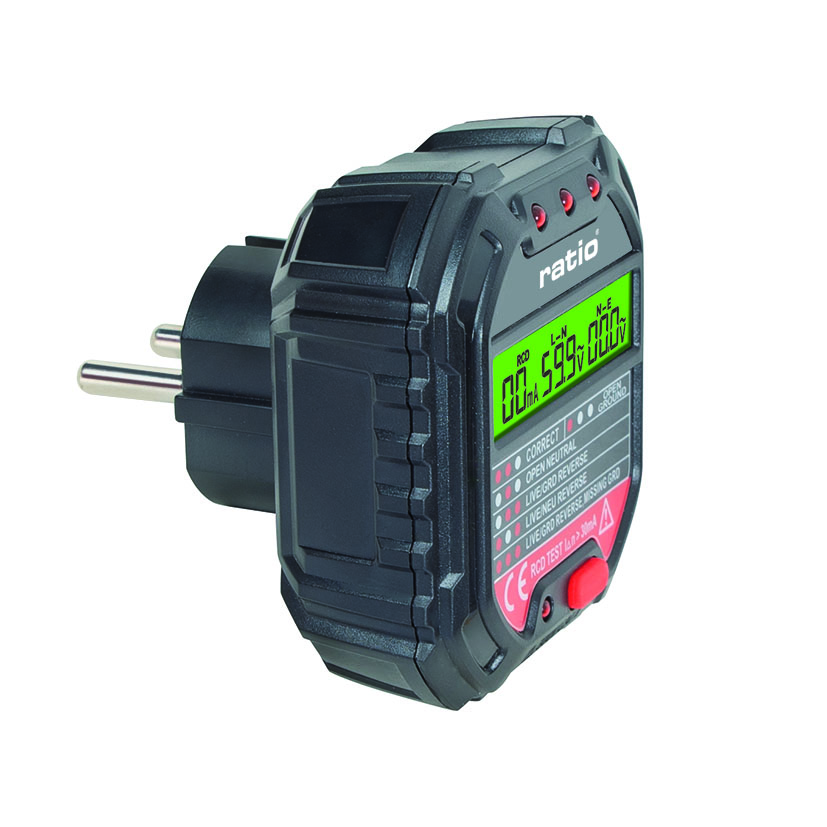 Comprobador Enchufes y Tensión Ratio Ht-107d Tensión 90-250 V 45~65 Hz.tensión Fuga 0 V-99 V.dimensiones 6,8 X 6,5x - Imagen 3