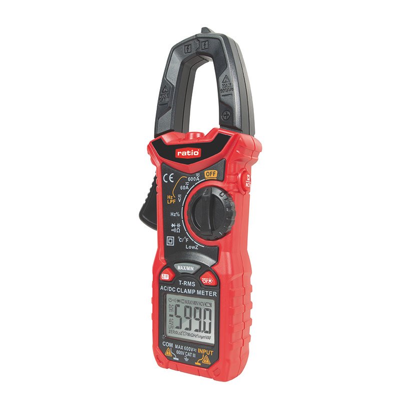 Pinza Amperimétrica Digital Ratio Ht-206d Cc/ca 600 V.cat Iii 600 V.dimensiones:7,3 X 3,4 X 19.3 Cm. Mordaza 26 X Ø - Imagen 3