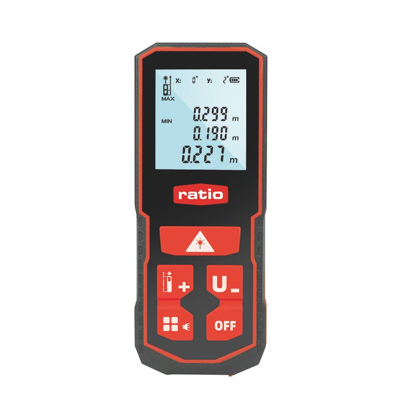 Medidor Distancias Láser Verde Recargable Ratio RLM120 Alcance de Trabajo de 0,05 Hasta 120 M.tolerancia 2 Mm/m.ran