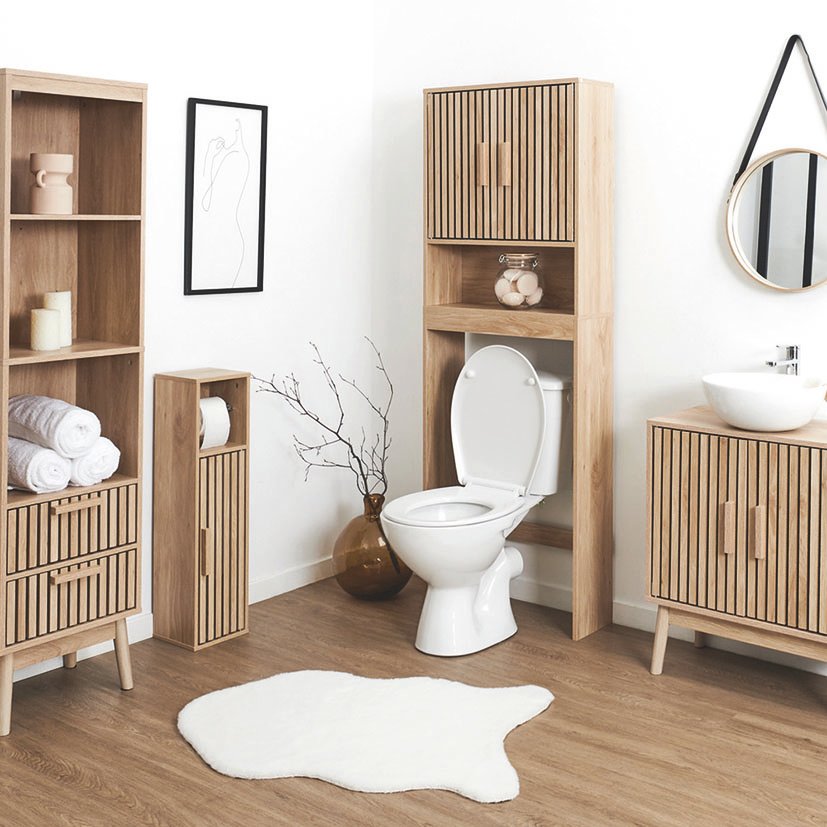 Mobiliario KLAUS Mueble PAPEL WC 20X19X78 Cm auxiliar - Imagen 3