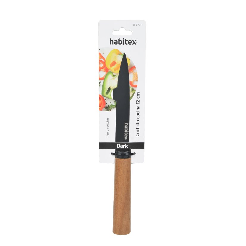 Cuchillo Cocina DARK 13 CM Habitex 0 Mm - Imagen 2