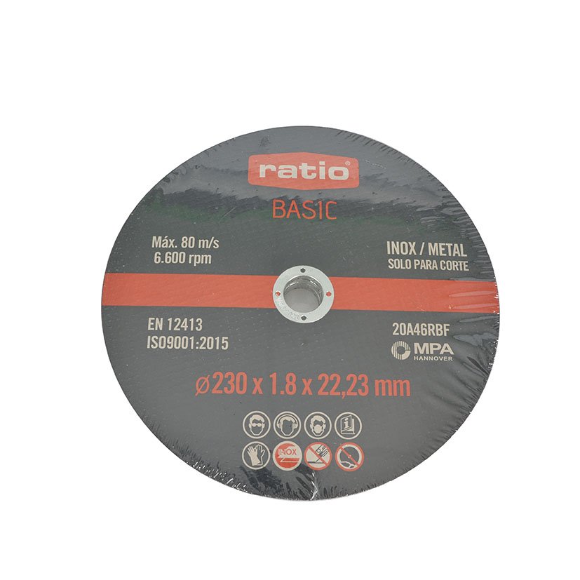 Discos CORTE INOX BASIC Ø 230X1 8 MM Ratiobasic 50 230X1.8 MM - Imagen 3
