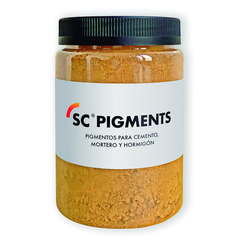 PIG Hormigón SC Pigments OCRE Albero Scpigments 500 Gr aditivo - Imagen 2