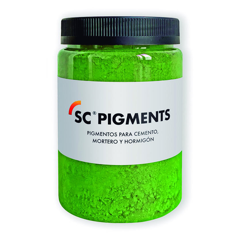 PIG Hormigón SC Pigments VERDE Scpigments 800 Gr aditivo - Imagen 2