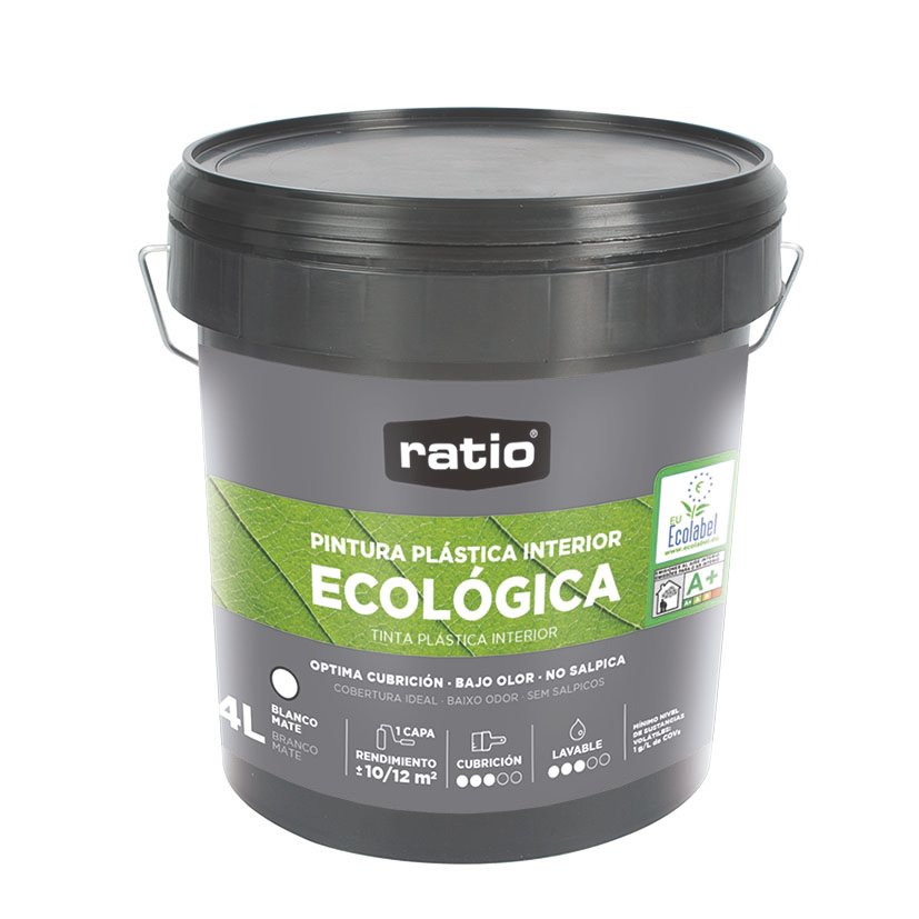 Pintura Plástica Ecológica Bl Ratio 4 L