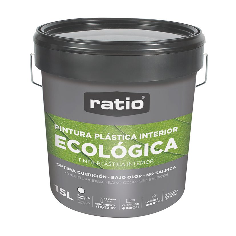 Pintura Plástica Ecológica Bl Ratio 15 L
