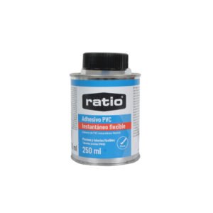 Adhesivo Pvc Instantaneo Flexible Ratio 250 Ml. Pincel