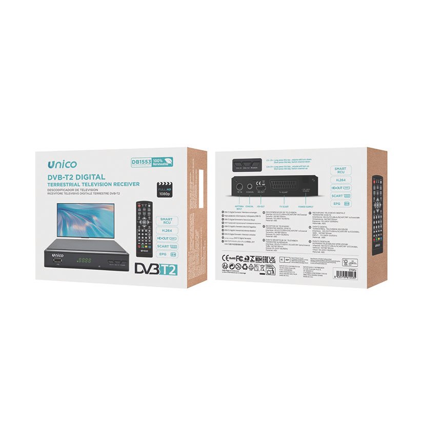Receptor DVB-T2 UNICO - Imagen 2