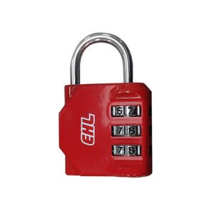 Candado Combinación EHL Cvc 30 Mm. Rojo Gris