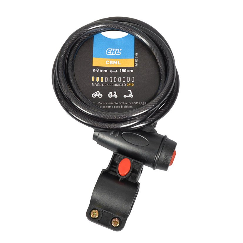 Candado Cable EHL Serie Cbml Cable Ø 8 Mm X 180 Cm - Imagen 2