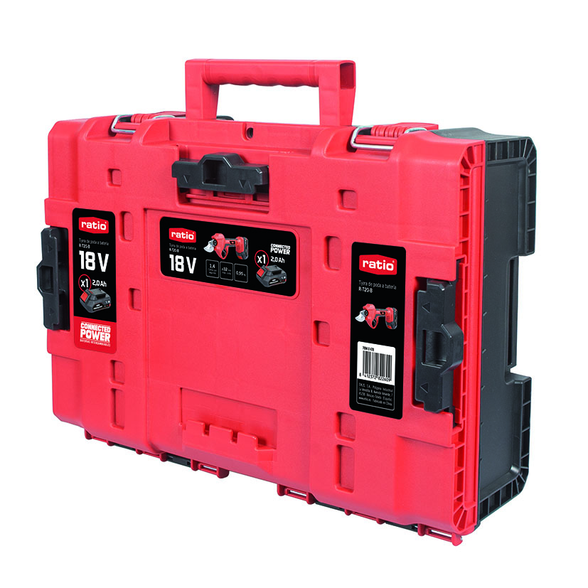 Tijera PODA RATIO RT20 + BAT 2 0 AH + CAR 2.0 AH 18 V eléctrica - Imagen 2