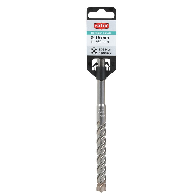 BROCA Sds-plus 4 Puntas 14X160 MM RATIO Proseries - Imagen 2
