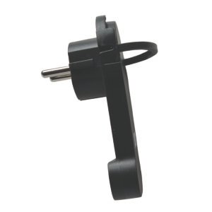 Clavija Delgada 16A 250V Negra Duolec Negro