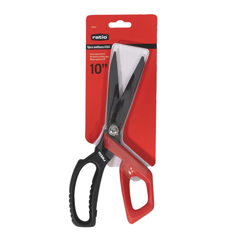Tijera 10" Reforzada Multiusos RATIO 250 Mm herramienta corte - Imagen 3
